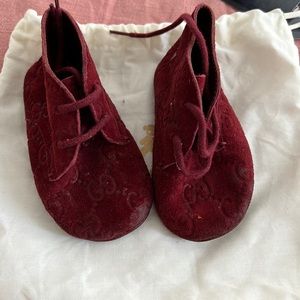 Vintage Gucci baby shoes